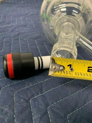 Used Chemglass GL-14 1000mL Jacketed Bench-top Reaction Vessel w/ 5.5" Sanitary Fit