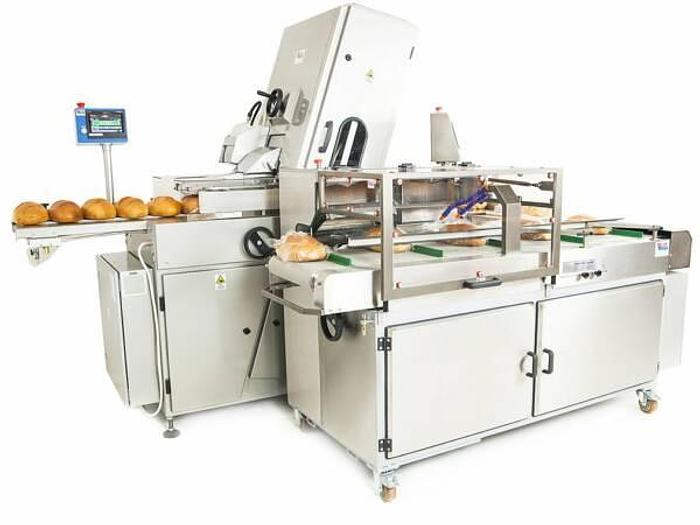 Mech Masz Semi-Automatic Bread Slicing & Packaging Line