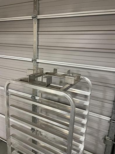Used Over Stocked Oven Racks - "C" Lift - End Load - 15 Space - Aluminum