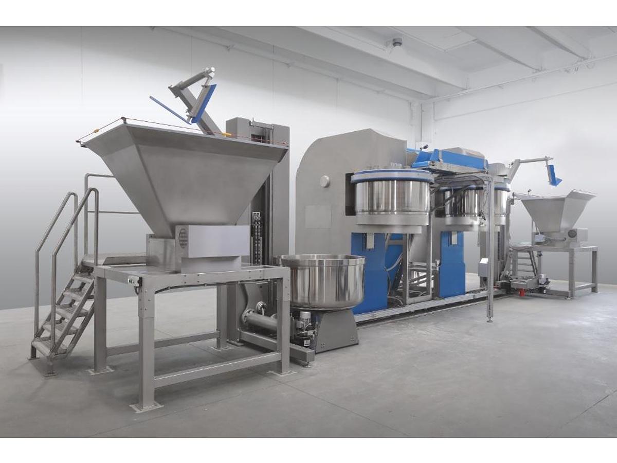Escher MD Line Spiral Mixer with Bottom Discharge 