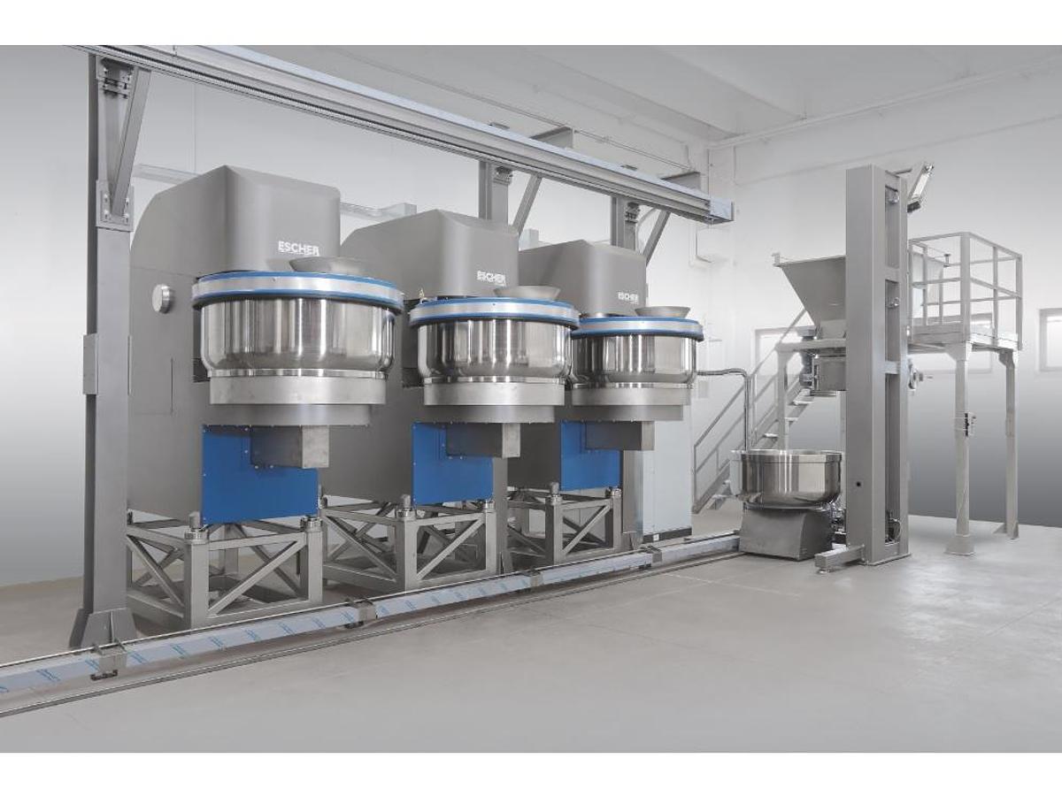 Escher MD Line Spiral Mixer with Bottom Discharge 
