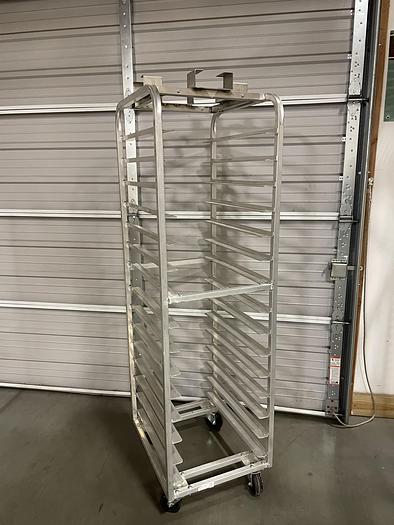Used Over Stocked Oven Racks - "C" Lift - End Load - 15 Space - Aluminum
