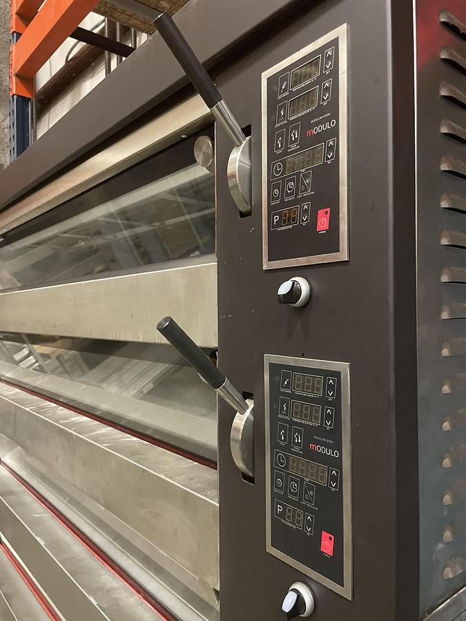 Used ABT Modulizza 4 Deck-3 Pan Pizza Deck Oven - $32,000