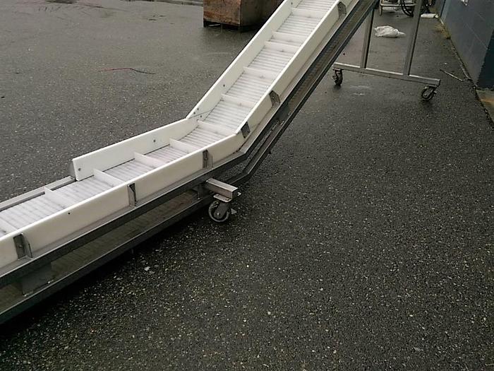 Used 22′ long Incline Conveyor