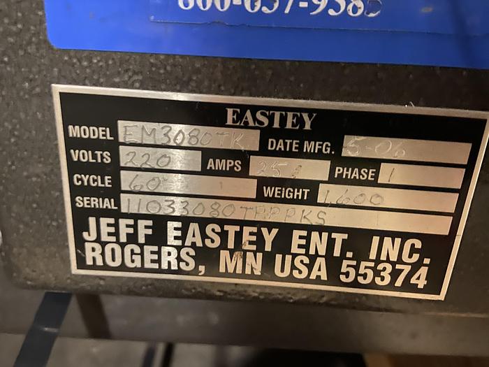 Used EASTEY MODEL EM 3080 TK SEMI-AUTOMATIC L-BAR SEALER