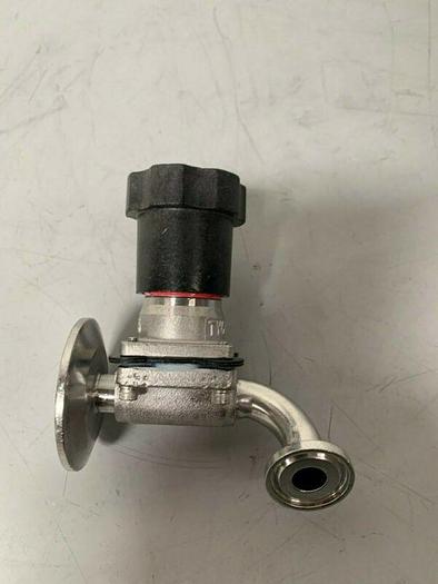Used ITT Pure Flow Diaphragm Valve .5-316L-RA20MAX-CWP150 w/ 1/2" Sanitary & 2" OD