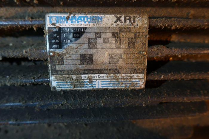 Used CHESTERTON 3X4-8 S/S CENTRIFUGAL PUMP 25 HP