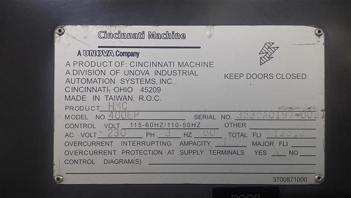 Used 1997 Cincinnati Maxim 400EP