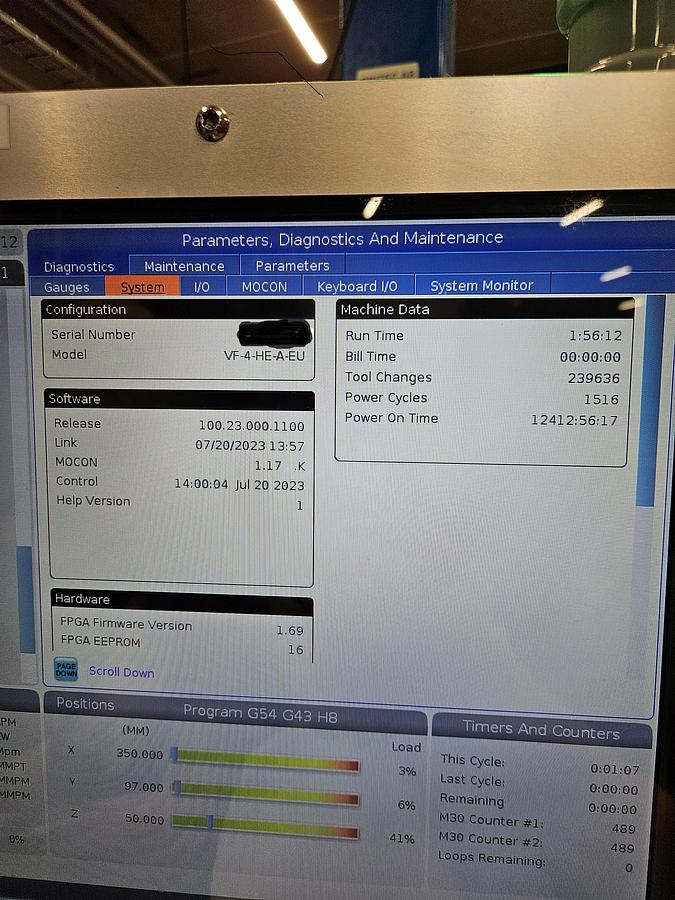 Used 2018 Haas VF 4 EU