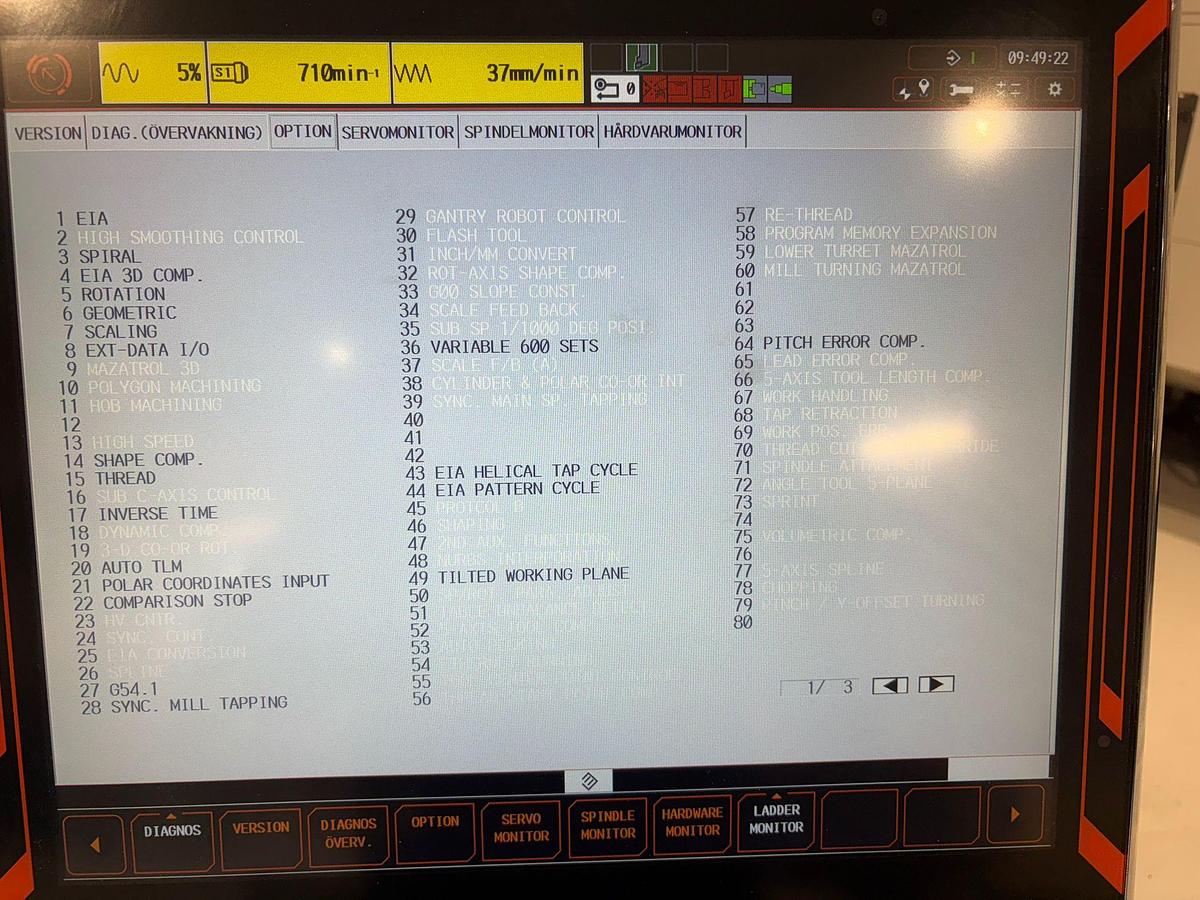 Used 2019 Mazak Quick Turn 200 MB x 500