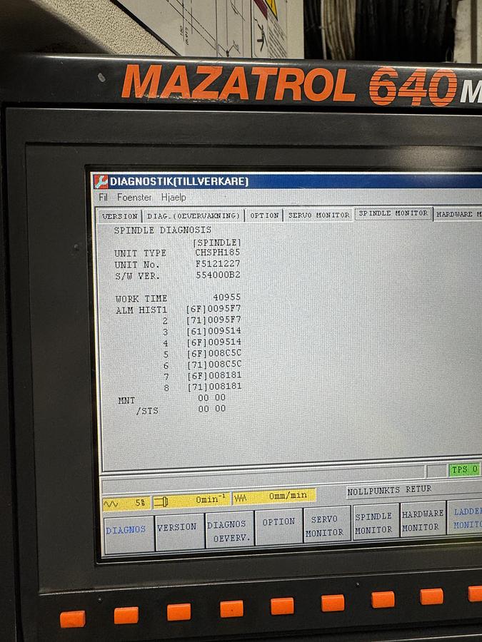 Used 2005 Mazak VCN 510C