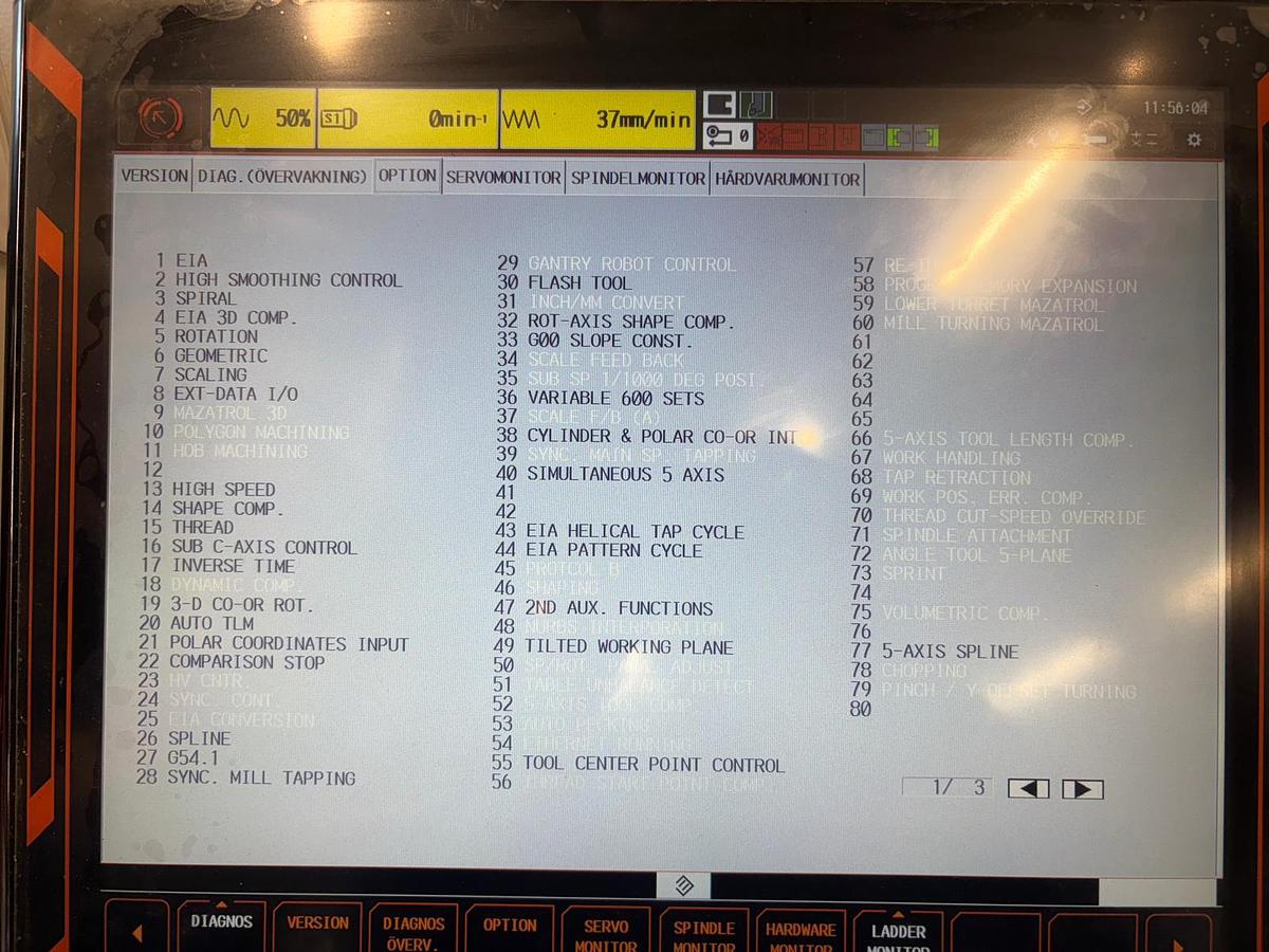 Used 2017 Mazak Integrex I 200 S