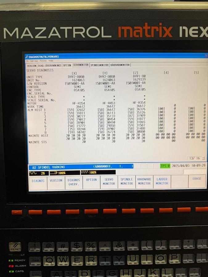 Used 2011 Mazak HCN 5000