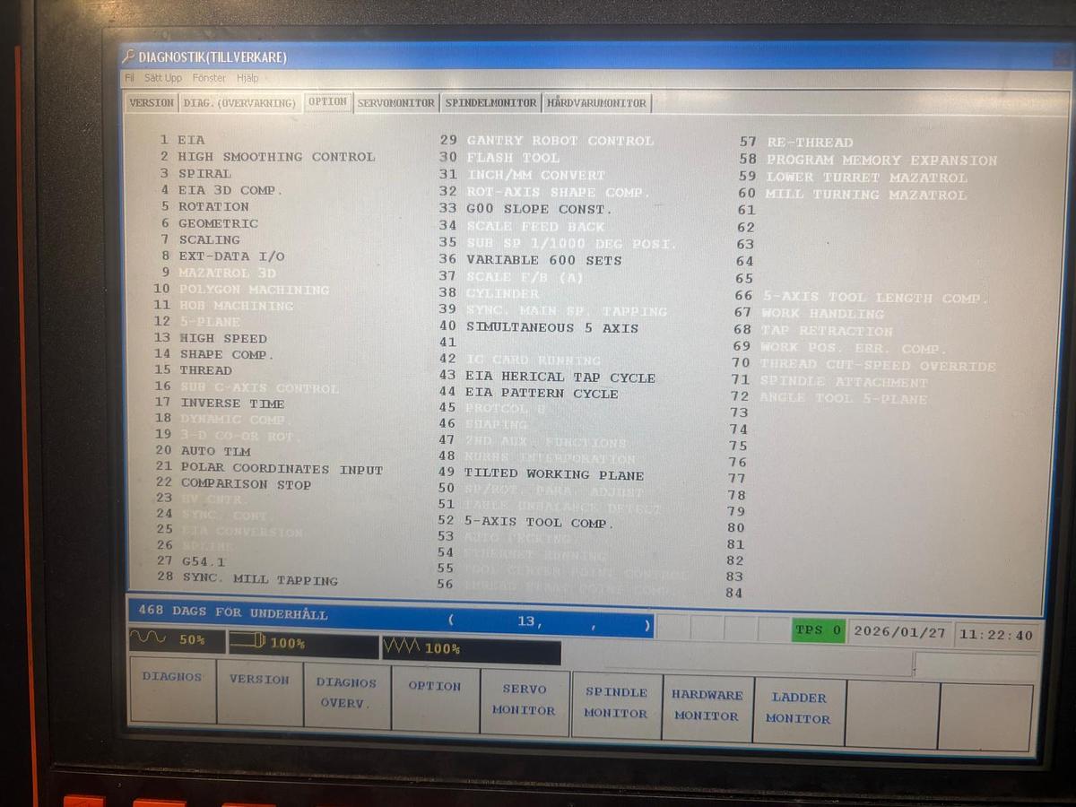 Used 2011 Mazak Variaxis 500