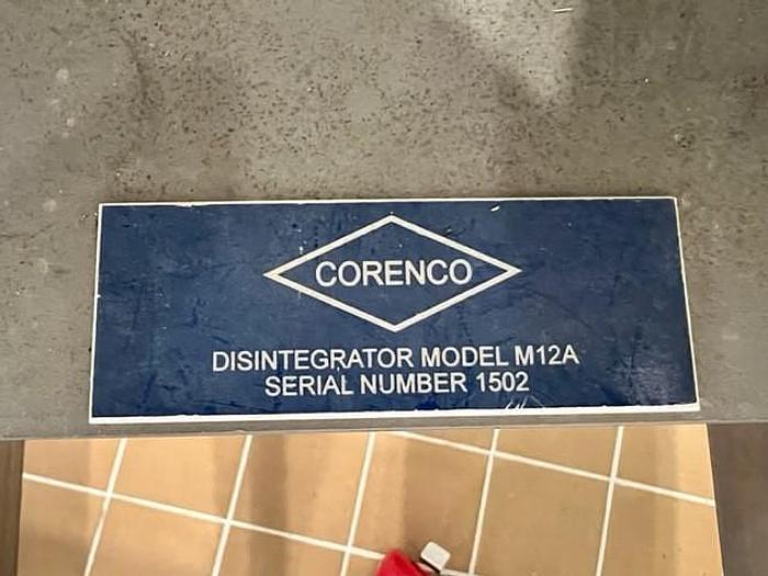Used 12" CORENCO MODEL M12A DISINTEGRATOR - S/S