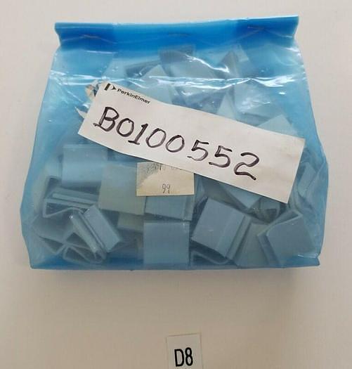 *NEW* LOT OF 99 PERKIN-ELMER B0100552 FLAT CABLE CLIP ADHESIVE BACK