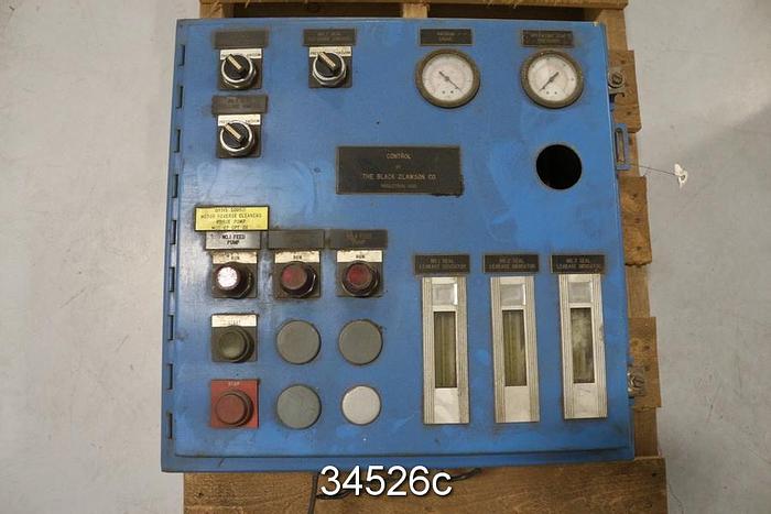 Used Black Clawson HDC High Density Cleaner Control Panel #34526