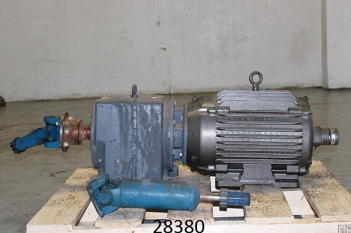 Used Baldor Vector Drive Motor Ac Motor, 10 Hp, 6000 Rpm #28380
