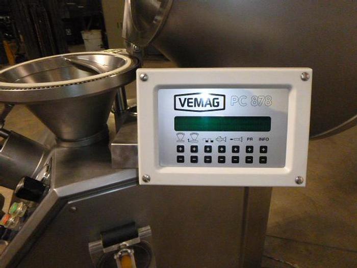 Used Vemag 500B Vacuum Stuffer with PC 878 Controls & Guillotine ; Type 128/90