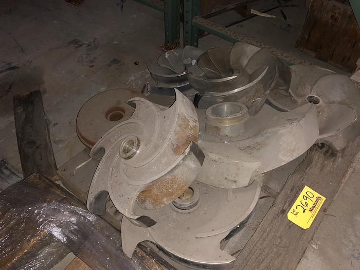 Used ASSORTED PUMP IMPELLERS