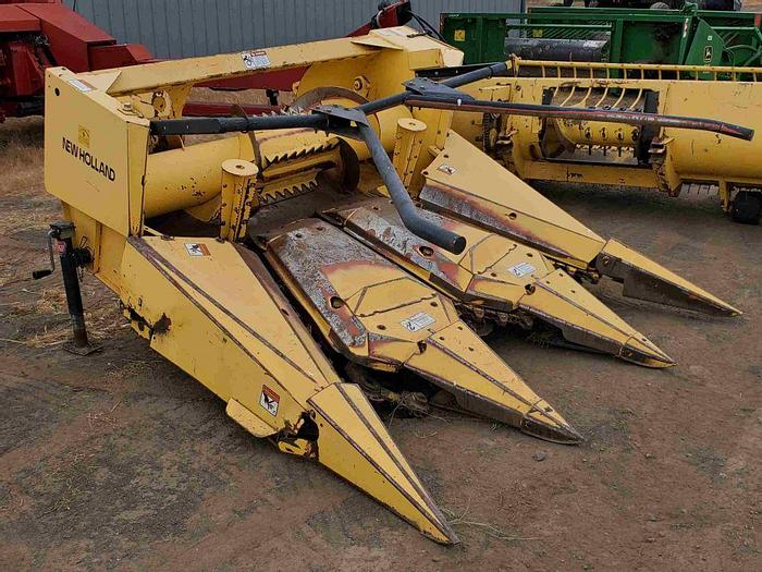 Used New Holland FP240 Harvester w/ 2 Heads + Silage Wagon
