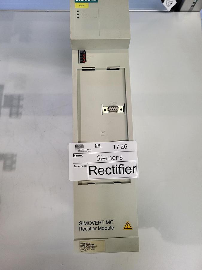 Gebraucht Siemens Masterdrive AC/DC Rectifier