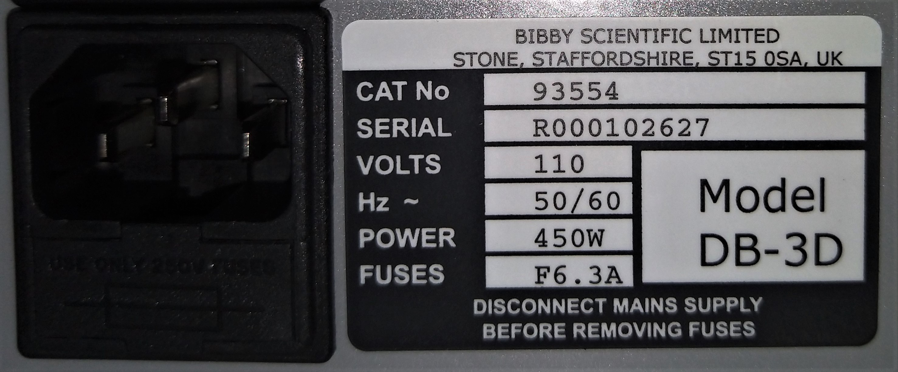 New Open Box Techne DB-3D Vidas Heat and Go Dri-Block Heater