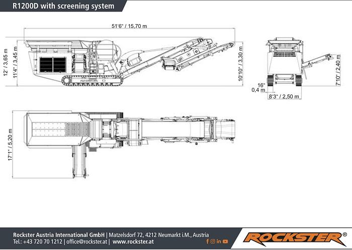 Used ROCKSTER Aggregate Processing Equipment