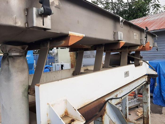 Used Screen, 2' X 7', Deamco, Vibratory, S/st, Eccentric, Food Gr #S733894