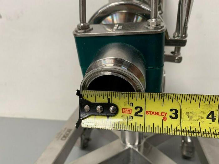 Used Bosio Stainless Steel 2850 Powder Passage System w/Rechner KAS-80-30-A-Y5 Sensor