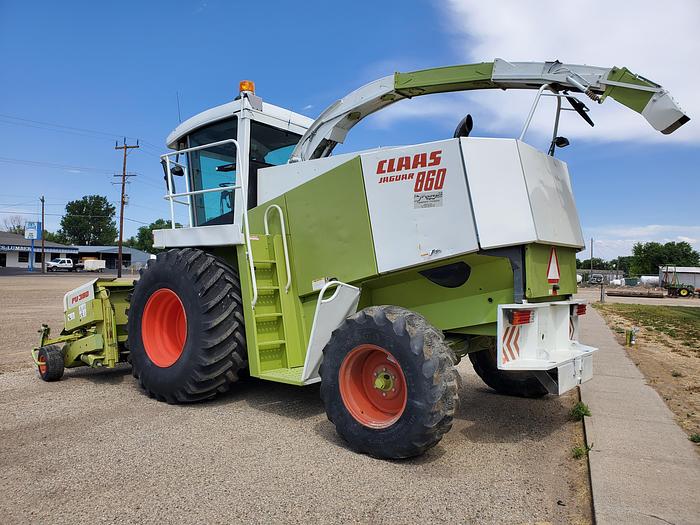 Used 1997 Claas Jaguar 860 Harvester w/ 2 Headers
