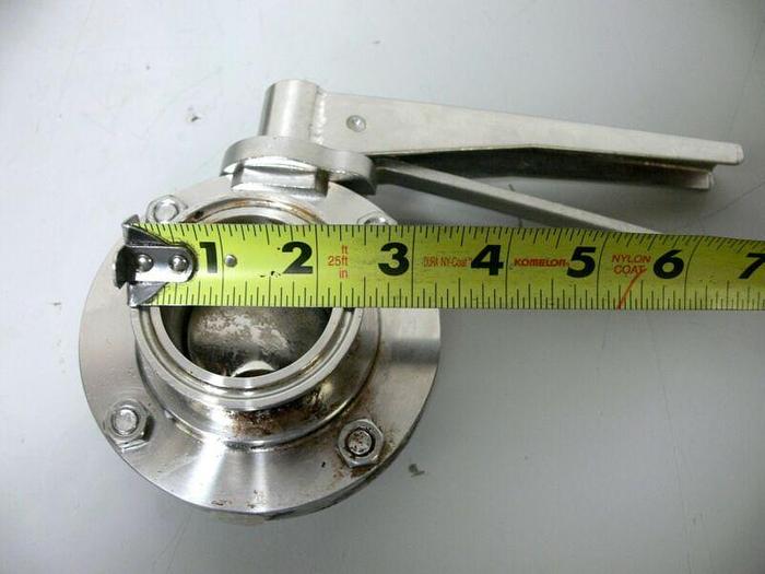 Used Waukesha Cherry-Burrell Butterfly Valve 2"