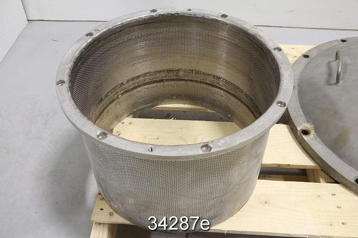 Used Bird 6 Pressure Screen, 4-Foil #34287