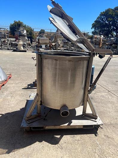 Used Centrifuge, Basket, Perforate, 30" x 28", S/st, 3 HP #S744758