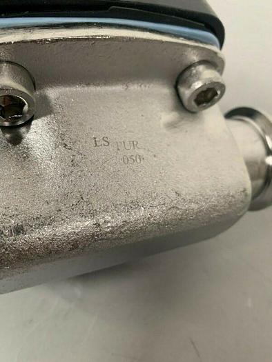 Used Alfa Laval Stainless Steel Diaphragm Valve w/ 2" Sanitary Fittings