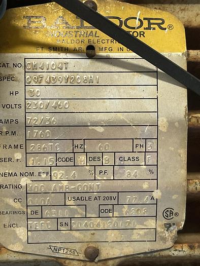 Used Coker- Vaugh Style Chopper Pump 4"x 6"