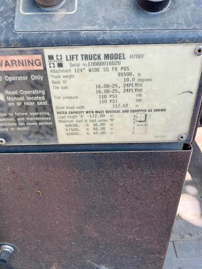 Used 1997 Hyster H700F