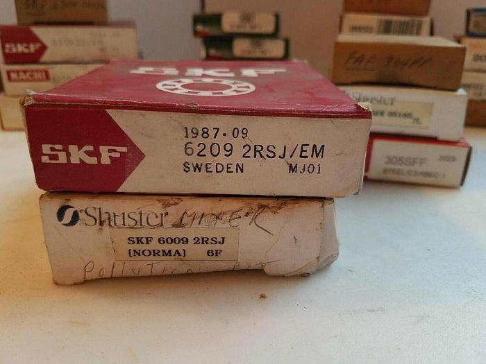 Used Machine Bearings Lot, Fafnir SKF Shuster, Qty 20+ Wholesale