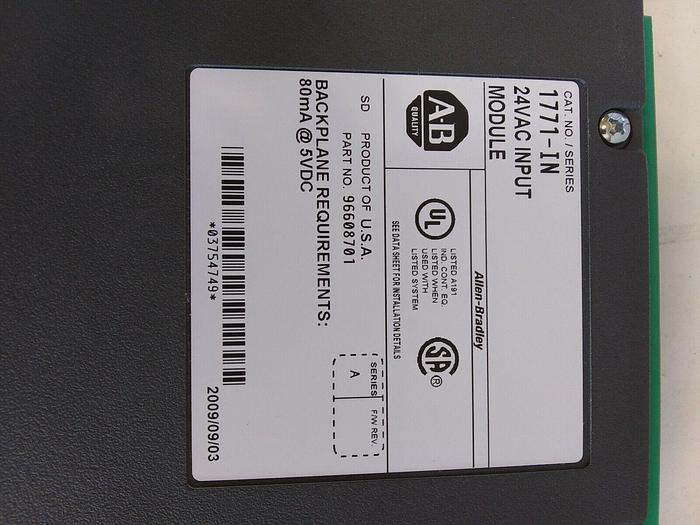 Allen Bradley 1771IN AC Input Module