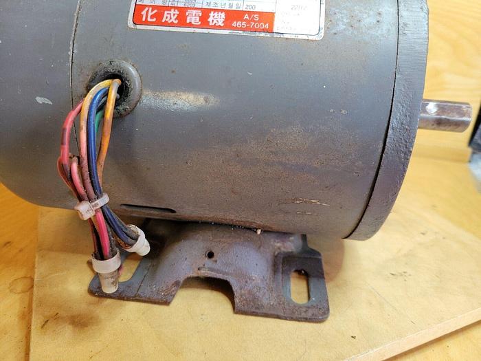 Used Electric Motor 0.5 HP 1750rpm 220V Shaft 3/4 Hp