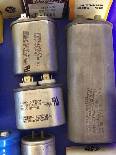 Capacitor Bulk Lot Dayton *GE *Vanguard *Hi-Torq (New, few may be used)