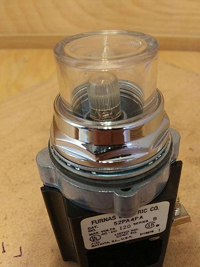 Furnas 52PA4PA Oil Tight Pilot Light Clear Lens