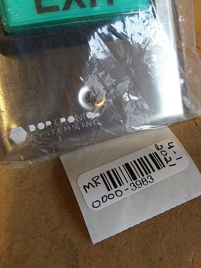 Dortronics 5215-SPBXE1 Push to Exit Illuminated Button 5215-SPB Series