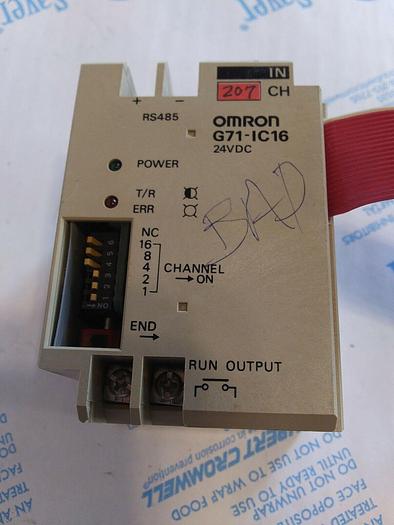 Used Omron G71-IC16 Input Module