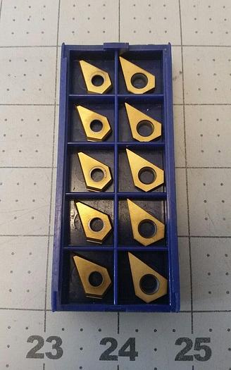 Used Kennametal - 3.41220, 45° CS5 Grade Drill Chamfer QTY 10 Inserts