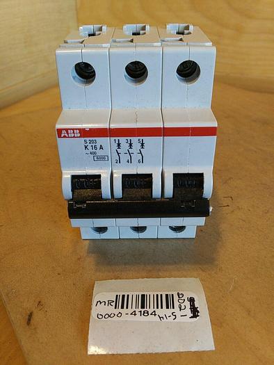 ABB S203 K 16 A Circuit Breaker 277/480VAC