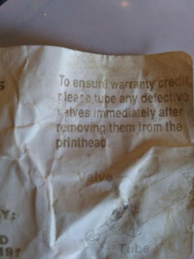 Used Videojet RP10667 High Speed Valve 40V RED LBL