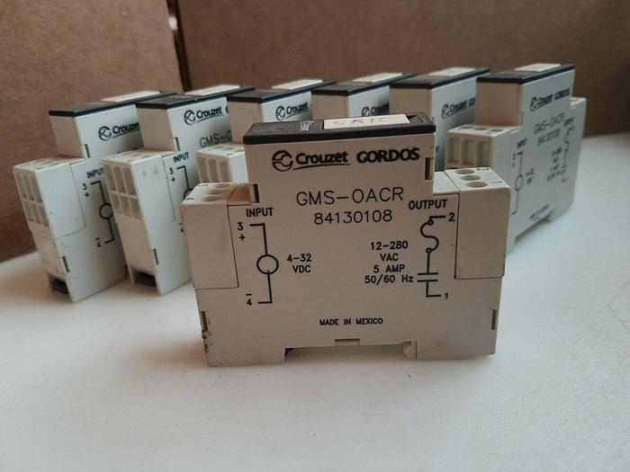 Used Crouzet GMS-OACR 84130108, Lot of 7