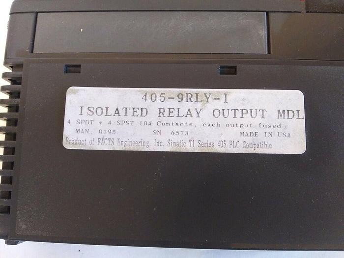 Used FACTS 405-RLY1-I Output Module