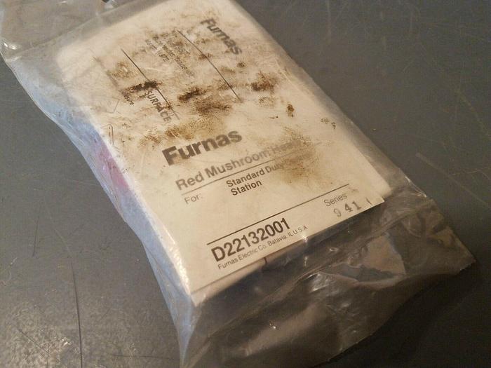 Furnas D22132001 Red Mushroom Head Push Button